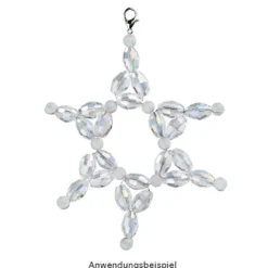 Perlen, Ovale, facettiert, 0,8cm x 1,1cm, transparent-irisierend, 20 Stück