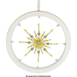 Perlen, Ovale, facettiert, 0,6cm x 0,8cm, goldgelb, 30 Stück