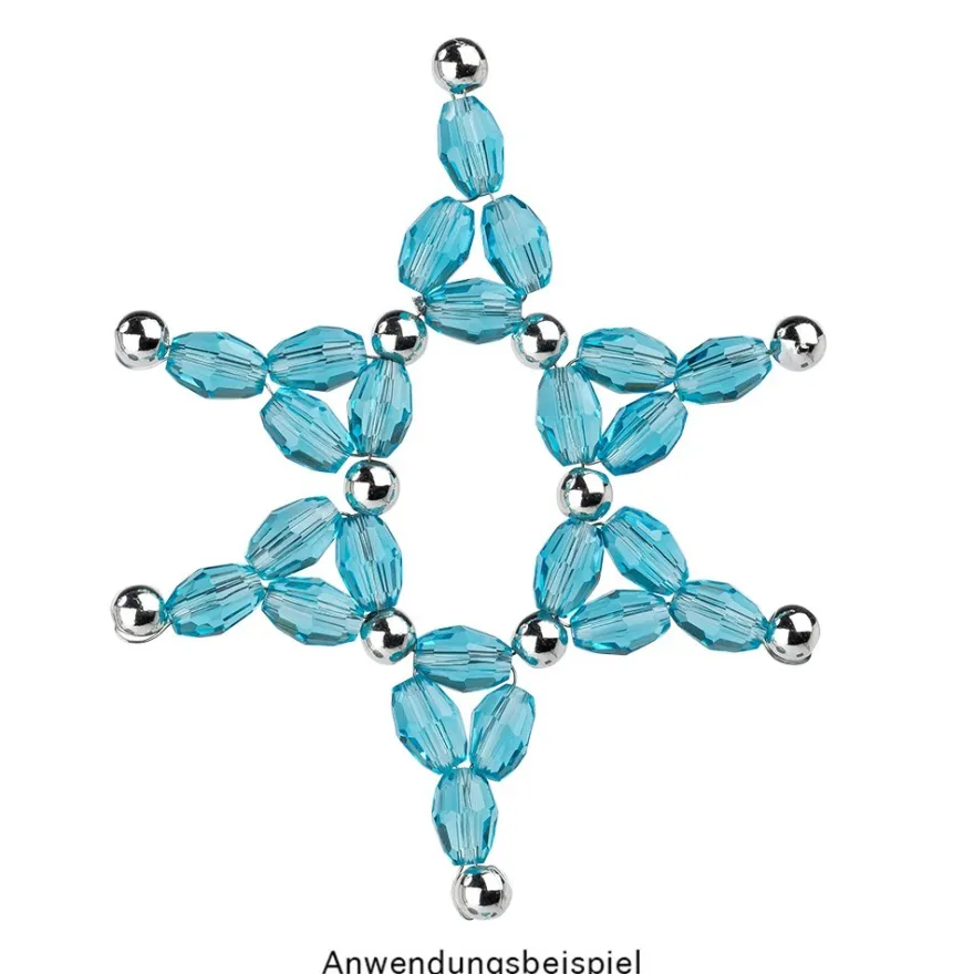 Perlen, Ovale, facettiert, 0,8cm x 1,1cm, türkisblau, 20 Stück
