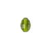 Perlen, Ovale, facettiert, 0,6cm x 0,8cm, olivgrün, 30 Stück