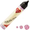 Perlen-Pen, 25ml, Glitzer, pink-rosa, irisierend