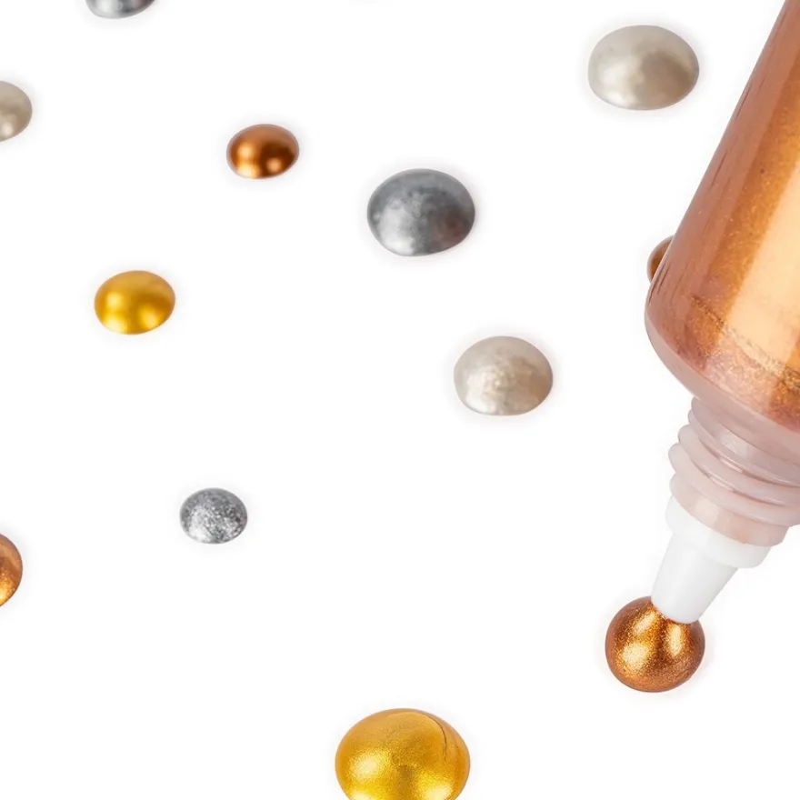Perlen-Pens, Sortierung 1, 25ml, 4 Stück