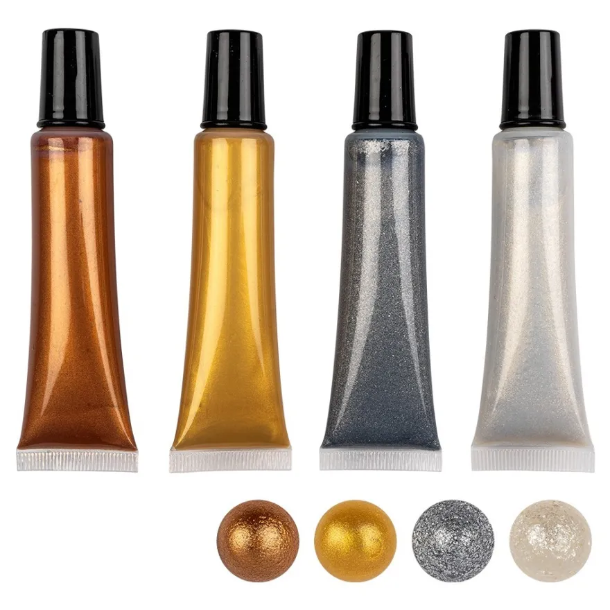 Perlen-Pens, Sortierung 1, 25ml, 4 Stück