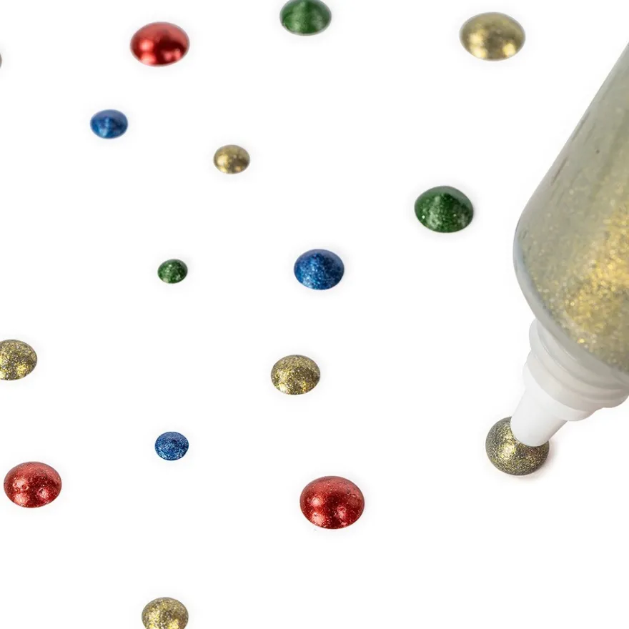 Perlen-Pens, Sortierung 4, 25ml, 4 Stück