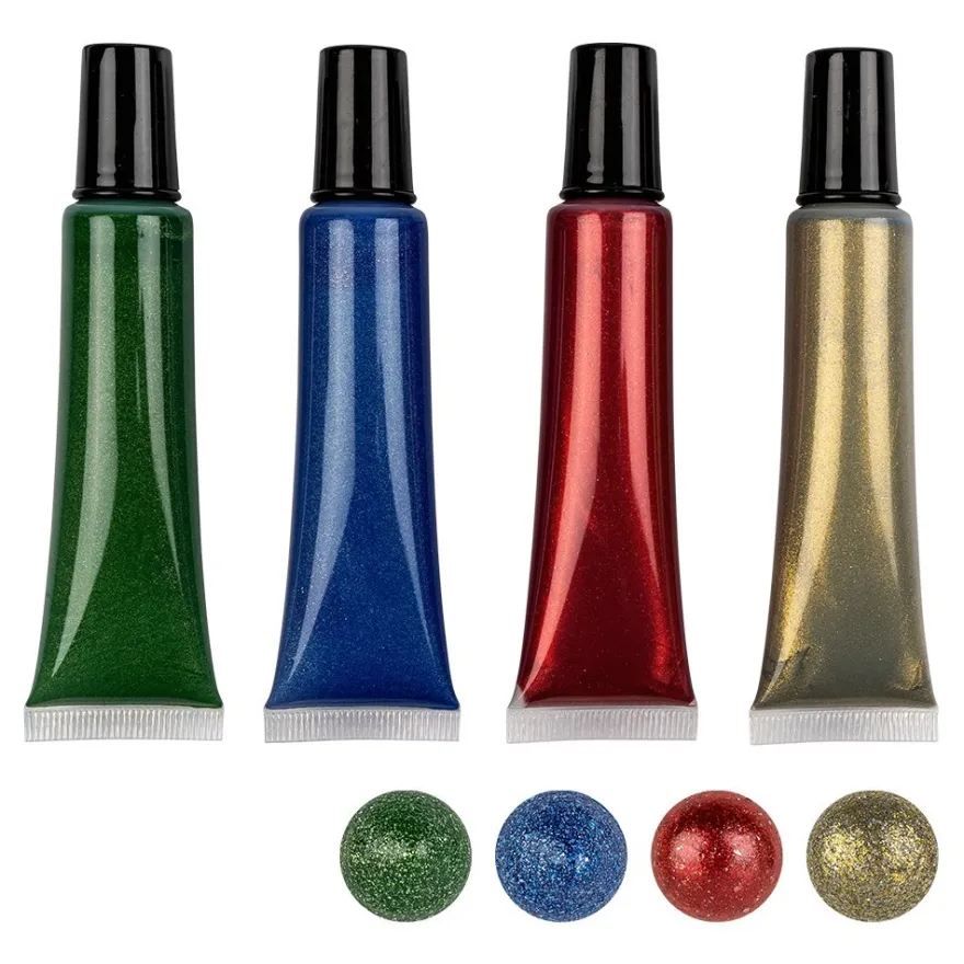 Perlen-Pens, Sortierung 4, 25ml, 4 Stück