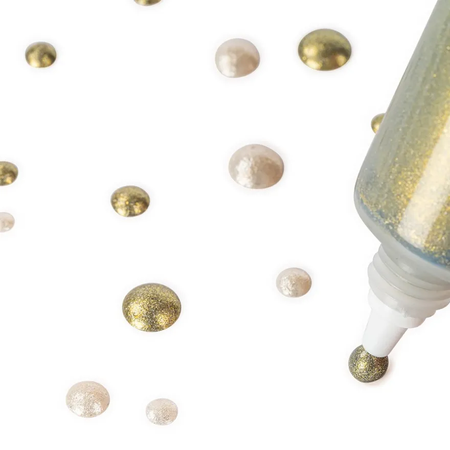 Perlen-Pens, Sortierung 6, 25ml, 4 Stück