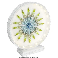 Perlen, Perlmutt, Ø 4mm, blau, 200 Stück