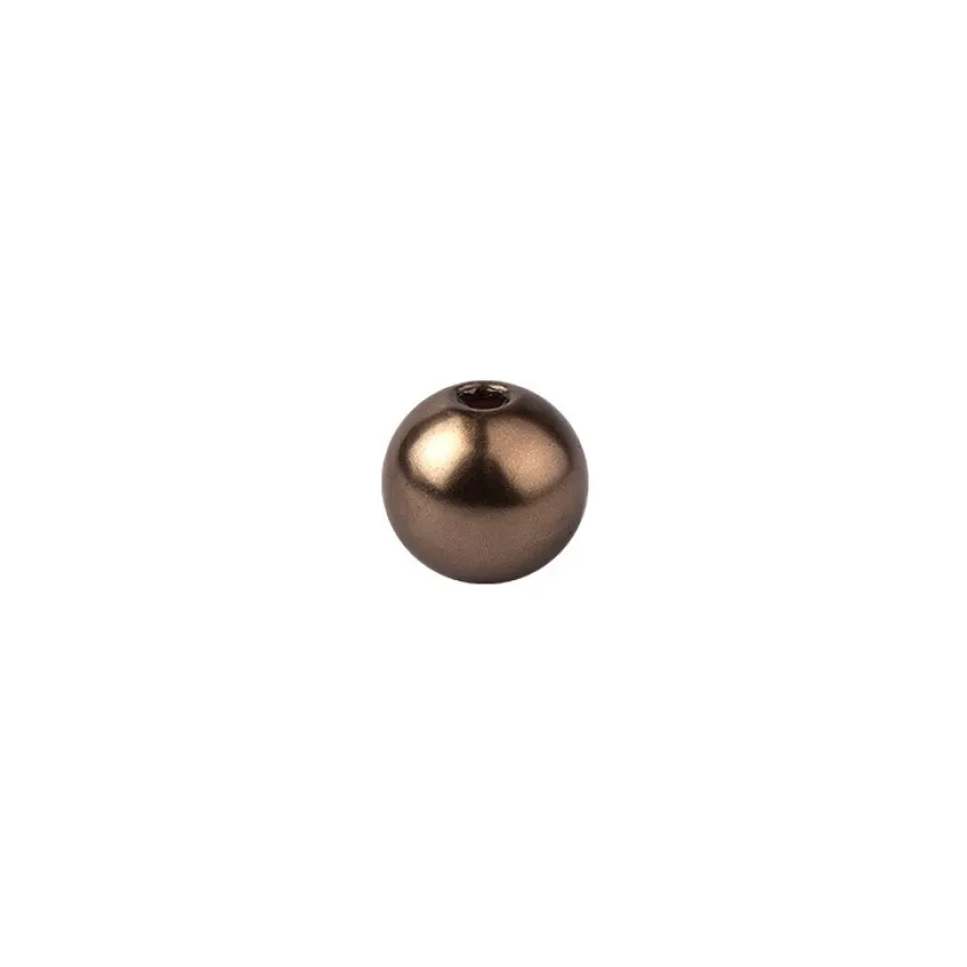 Perlen, Perlmutt, Ø 6mm, braun, 150 Stück