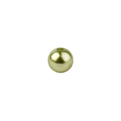 Perlen, Perlmutt, Ø 10mm, hellgrün, 50 Stück