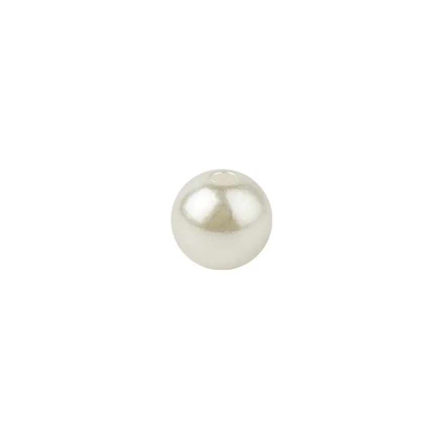 Perlen, Perlmutt, Ø 6mm, natur, 150 Stück