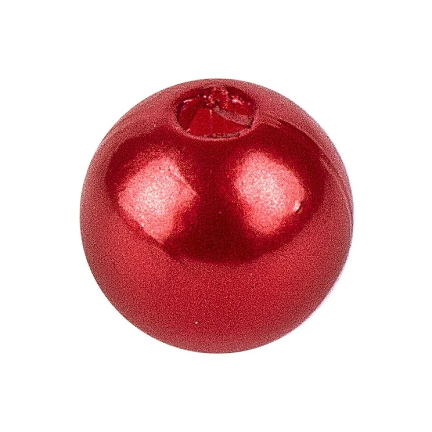 Perlen, Perlmutt, Ø 8mm, rot, 120g