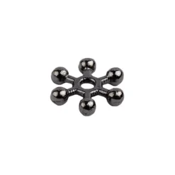 Perlenräder, Ø 6 mm, anthrazit, 250 Stück