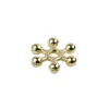 Perlenräder, Ø 6 mm, hellgold, 250 Stück
