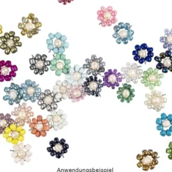 Perlen, Rocailles, Ø ca. 3mm, 42 Farben in einzelnen Dosen, je 15g