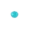 Perlen, Rondelle, facettiert, 0,8cm x 0,6cm, türkisblau, 20 Stück