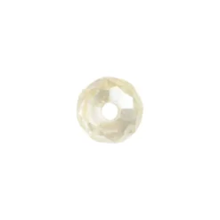 Perlen, rund, Ø 3mm, facettiert, klar, irisierend, 200 Stück