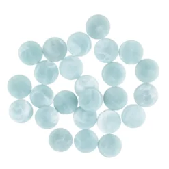 Perlen, Scheiben, Ø 2cm, Jade-Optik, mint, matt, leicht marmoriert, 25 Stück