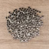 Perlen, Stern 1, flach, 1cm x 0,4cm, silber, 250 Stück