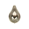 Perlen, Tropfen, 3,5cm x 2,2cm, hellgold, 10 Stück
