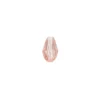 Perlen, Tropfen, facettiert, 0,8cm x 1,1cm, rosé, 20 Stück