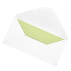 Perlmutt-Grußkarten, Glitzer-Effekt, 10,5cm x 21cm, 5 Farben, inkl. Umschläge, 10 Stück