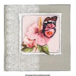 Perlmutt-Grußkarten, Marmor-Schimmer, 10,5cm x 14,8cm, 5 Farben, inkl. Umschläge, 10 Stück