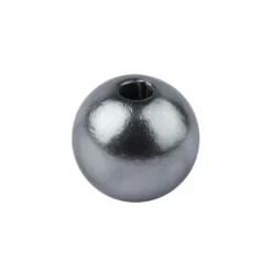Perlmutt-Perlen, Ø1 cm, 50 Stück, anthrazit