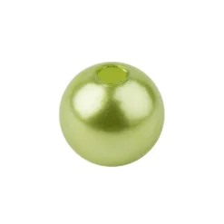 Perlmutt-Perlen, Ø1 cm, 50 Stück, hellgrün