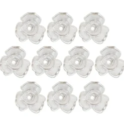 Perlmutt-Rosen, Ø2,5cm, 10 Stück, perlmutt