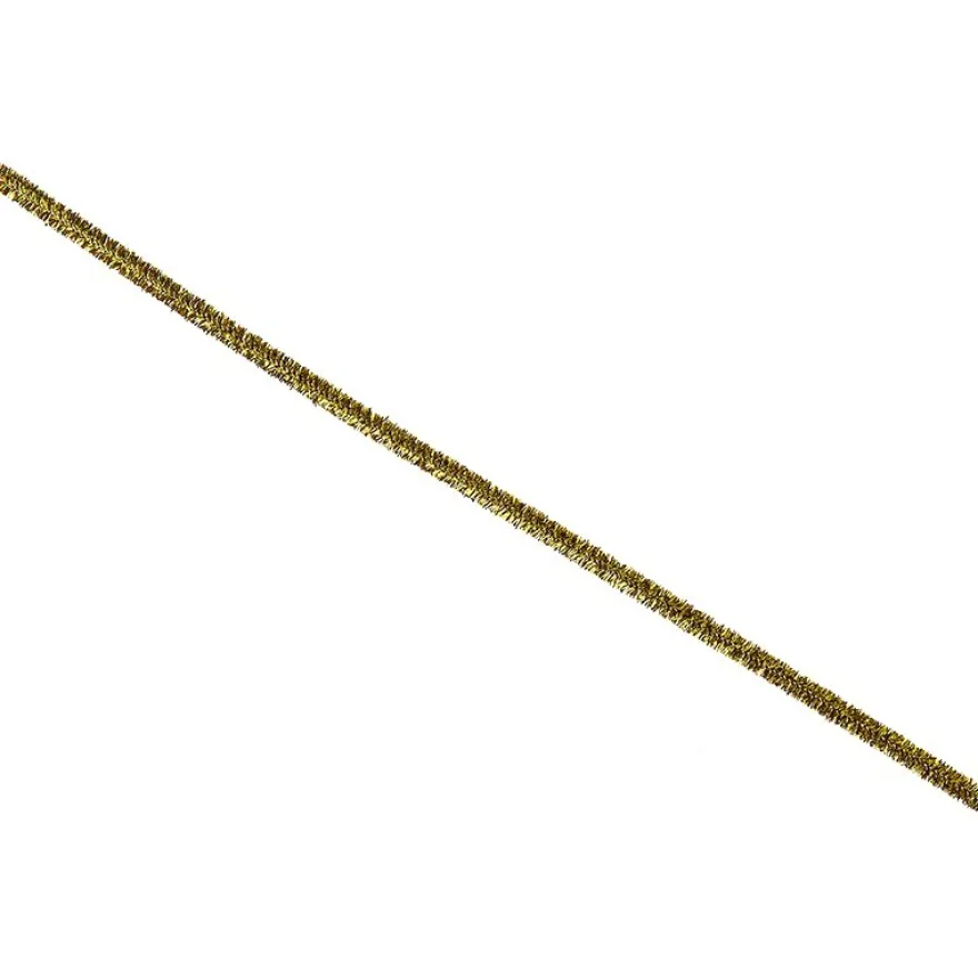 Pfeifenreiniger Metallic, 30cm lang, gold, 10 Stück
