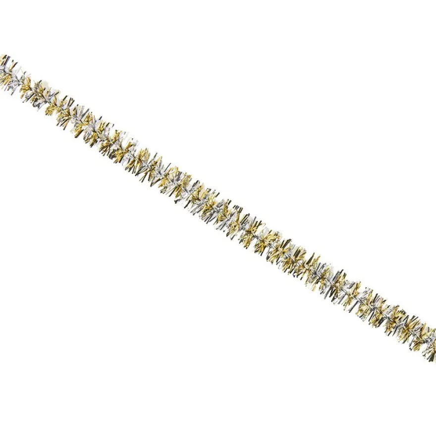 Pfeifenreiniger Metallic, 30cm lang, gold/silber, 10 Stück