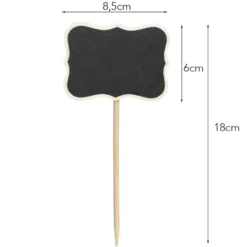 Pflanzenschilder mit beschreibbarer Tafel, 18cm hoch, 30 Stück