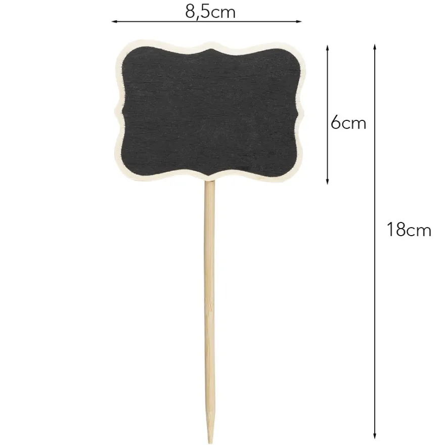 Pflanzenschilder mit beschreibbarer Tafel, 18cm hoch, 30 Stück