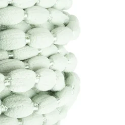 Pompon-Band, Ø 1cm, 10m, auf Rolle, pastellgrün