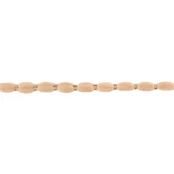 Pompon-Band, Ø 1cm, 10m, auf Rolle, taupe