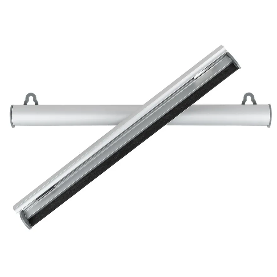 Posterklemmschiene, 2-teilig, silber, 30cm x 2,5cm