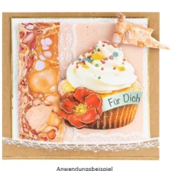 Pouring Mix, 2 in 1, Pouring Medium & Acrylfarbe, orange, 180ml