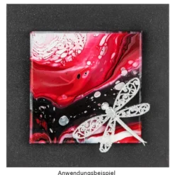 Pouring Mix, 2 in 1, Pouring Medium & Acrylfarbe, rot, 180ml