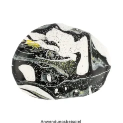 Pouring Mix, 2 in 1, Pouring Medium & Acrylfarbe, schwarz, 180ml