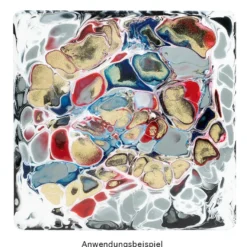Pouring Mix, 2 in 1, Pouring Medium & Acrylfarbe, weiß, 180ml