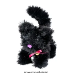 Premium-Flausch-Draht, 2m lang, Ø4cm, schwarz