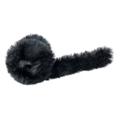 Premium-Flausch-Draht, 2m lang, Ø4cm, schwarz