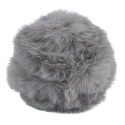 Premium-Flausch-Draht, 2m lang, Ø4cm, grau