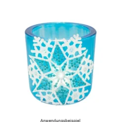 Premium-Glasfarbe, transparent, blau, 90ml