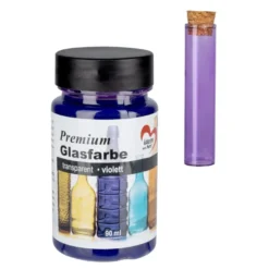Premium-Glasfarbe, transparent, violett, 90ml
