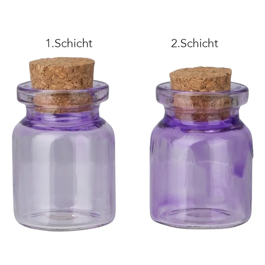 Premium-Glasfarbe, transparent, violett, 90ml