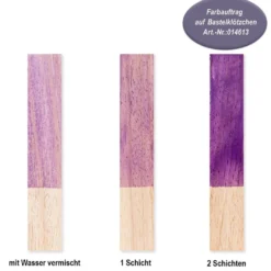 Premium-Holz-Lasur, für den Innen- und Außenbereich, 90ml, violett