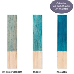 Premium-Holz-Lasur, für den Innen- und Außenbereich, 90ml, blau