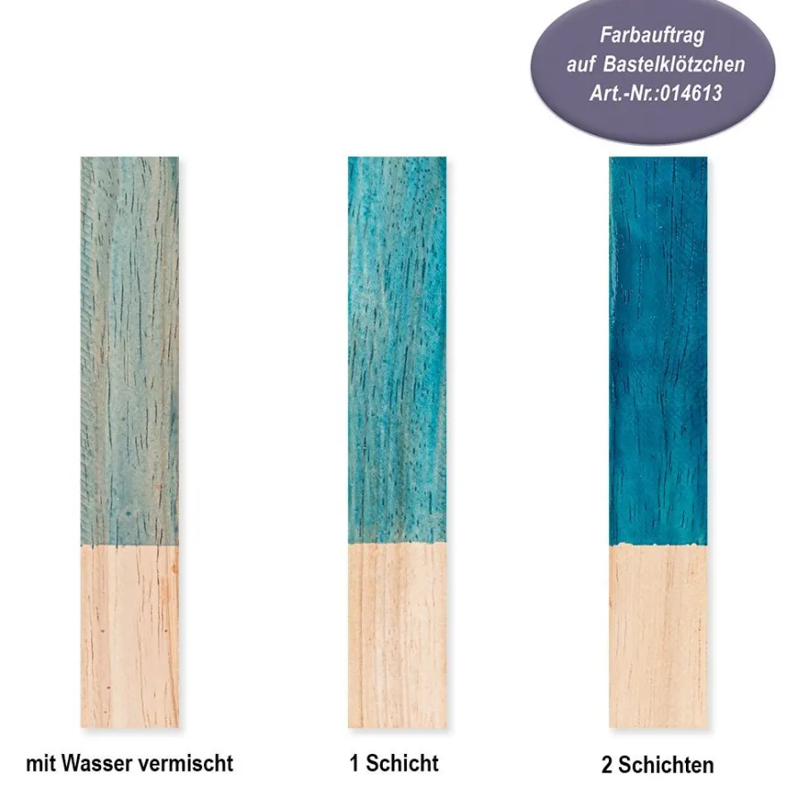 Premium-Holz-Lasur, für den Innen- und Außenbereich, 90ml, blau
