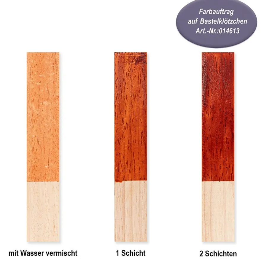 Premium-Holz-Lasur, für den Innen- und Außenbereich, 90ml, terrakotta